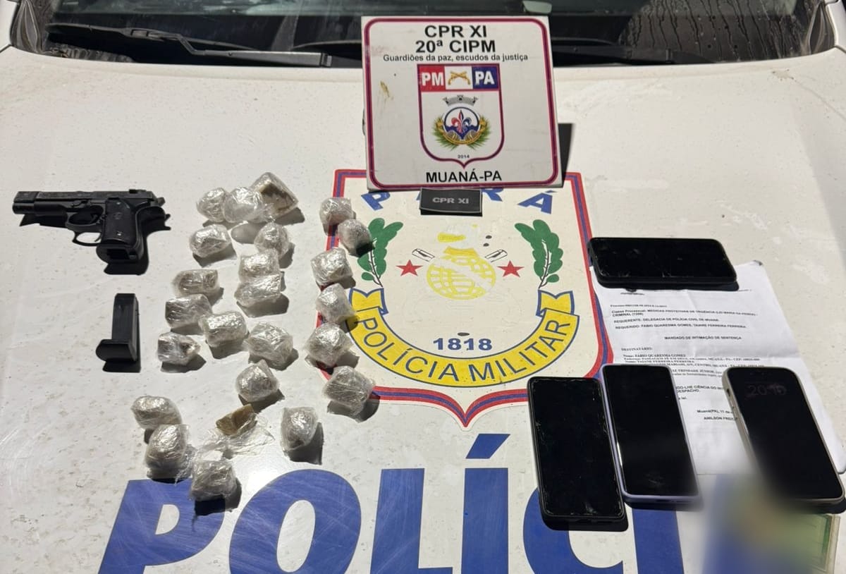 URGENTE: Homem é Preso por Tráfico de Drogas em Campo de Futebol Society no Marajó!