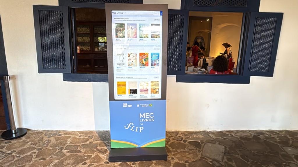 MEC Livros terá totens de acesso durante a Flip 2026